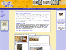 Tablet Screenshot of creativetexturetools.com